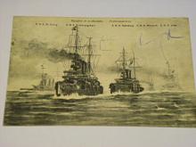 Squadra in evoluzione - lodě - pohlednice - 1908
