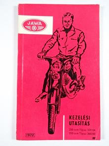 JAWA 250/559/04, 350/360/00 - 1972 - návod k obsluze - Kezelési utasítás
