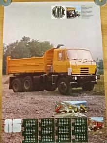 Tatra 815 - 1985 - plakát - kalendář