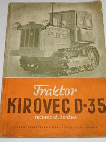 Traktor Kirovec D-35 - technická údržba - 1953