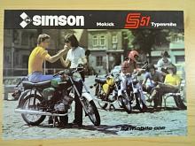 Simson Mokick S 51 Typenreihe - 1981 - prospekt