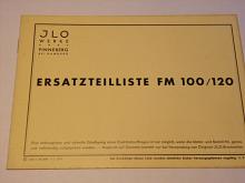 ILO (JLO) FM 100/120 - 1936 - Ersatzteilliste