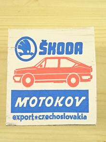 Škoda Rapid - Motokov - poznámkový blok