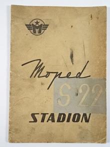 Stadion S 22 - moped - technický popis, návod k obsluze a udržování -1960