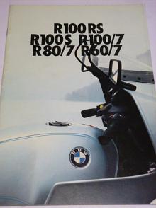 BMW R 100 RS, R 100 S, R 100/7, R 80/7, R 60/7 - prospekt