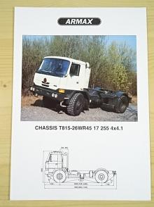 Tatra T 815-26WR45 17 255 4x4.1 Armax - chassis - leták