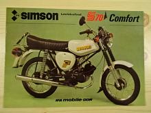 Simson - Leichtkraftrad S 70  Comfort - 1983 - prospekt