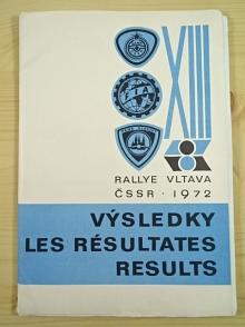 XIII. Rallye Vltava - Klatovy - 30. 6. - 2. 7. 1972 - oficiální výsledky