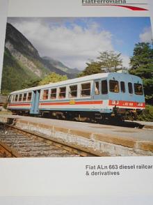 Fiat Ferroviaria - Fiat ALn 663 diesel railcar a derivatives - prospekt
