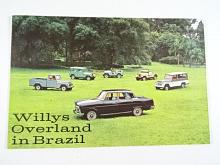 Willys Overland in Brazil - prospekt - 1965 - Aero Willys 2600, Rural 65, Jeep 101