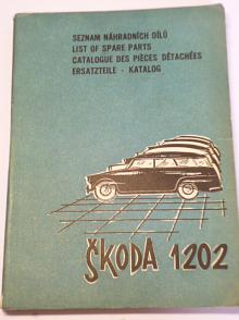 Škoda 1202 - seznam náhradních dílů - 1963