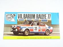 VII. Barum Rallye 1977 - leták