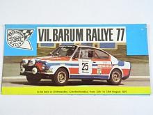 VII. Barum Rallye 1977 - leták