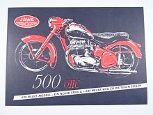 JAWA 500 OHC - prospekt - Motokov - REPRINT