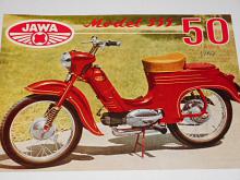 JAWA 50 Model 555 - 1960 - prospekt - Motokov