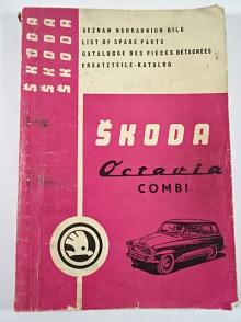 Škoda Octavia Combi - katalog náhradních dílů - 1970 - 1971