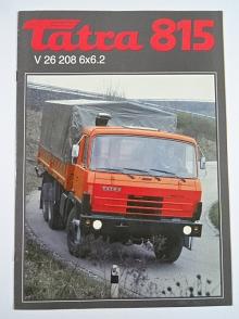 Tatra 815 V 26 208 6x6.2 valníkový automobil - prospekt