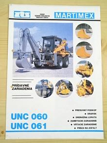 ZTS - prídavné zariadenia - UNC 060 - UNC 061 - prospekt - ZTS Rimavská Sobota - Martimex