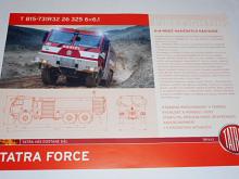 Tatra Force - T 815-731R32 26 325 6x6.1R - nosič hasičských nástaveb - prospekt