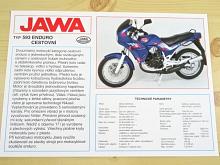 JAWA 250 typ 593 enduro cestovní - prospekt