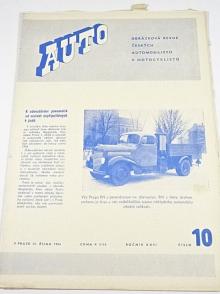 Auto - ročník XXVI., číslo 10., 1944 - obrázková revue českých automobilistů a motocyklistů