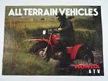 Honda ATV - All Terrain Vehicles - ATC 200ES-F, ATC 250ES-F, TRX 250-F - prospekt