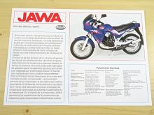 JAWA 250 tipo 593 Enduro Tempo - prospekt