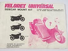 Velorex Universal - Sidecar Mount Kit
