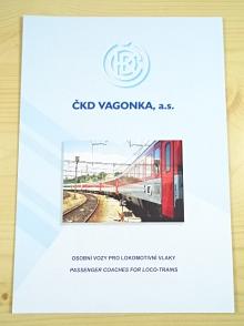 ČKD Vagonka - osobní vozy pro lokomotivní vlaky - RIC - Ampz, Bmz - prospekt