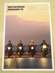 BMW Motorrad - Programm 1989 - prospekt