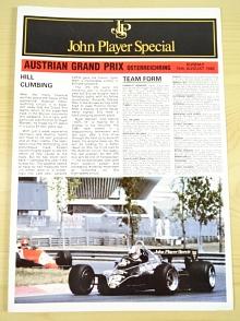 JPS - John Player Special - Austrian Grand Prix Osterreichring 15th August 1982