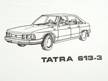 Tatra 613-3 - katalog náhradních dílů - 1991 - rusky