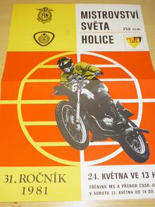 Mistrovství světa Holice, Velká cena ČSSR 250 ccm - 1981