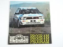 Rallye Sklo Union - Teplice - 3. - 5. 6. 1988 - Mistrovství ČSSR - program