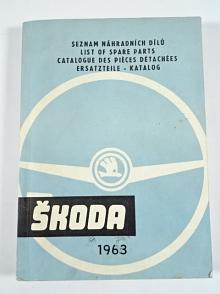 Škoda Octavia - seznam náhradních dílů - 1963