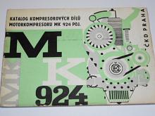 ČKD Praha - katalog kompresorových dílů motorkompresoru MK 924 POJ.