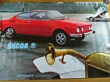 Škoda 110 R - plakát - Motokov - 1975