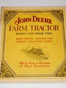 John Deere - farm tractor - prospekt - 1928