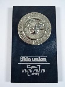Rallye Teplice - Mistrovství ČSSR 1978 - plaketa - Sklo Union - Rudé Právo