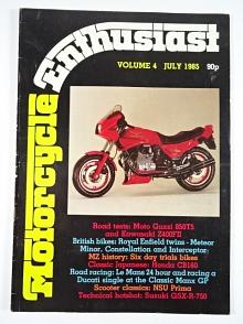 Motorcycle Enthusiast - July 1985 - Moto Guzzi 850 TS, Ducati, NSU Prima, MZ, Royal Enfield, Kawasaki Z 400 FII, Honda CB 160...