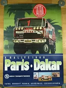 Tatra 815 - 10. Rallye Paris Dakar - 1988 - plakát