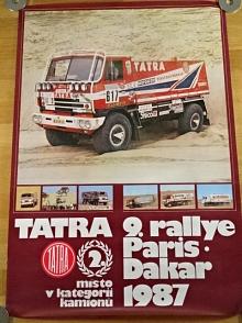 Tatra 815 - 9. Rallye Paris Dakar - 1987 - plakát