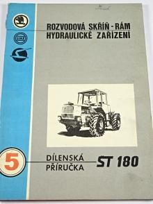 Liaz - Škoda ŠT 180 - dílenská příručka pro traktor - 1976