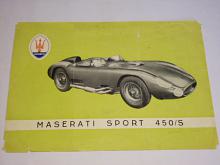 Maserati sport 450/S - 1957 - prospekt