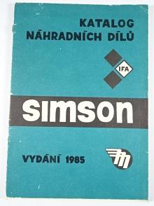 Simson - katalog náhradních dílů - Mototechna - 1985