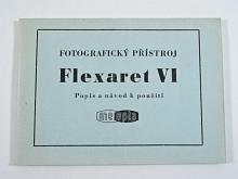 Meopta - fotografický přístroj Flexaret VI - popis a návod k použití - 1962