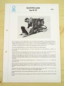 SMG - Salzgitter - Lader Type HL 221 - prospekt