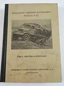 Praga V3S - popis, obsluha a ošetřování - 1956