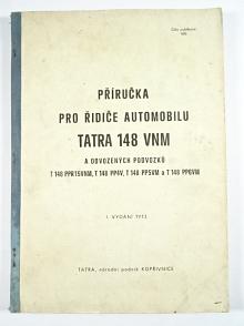 Tatra 148 VNM - příručka pro řidiče automobilu - 1972