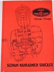 JAWA-ČZ 125 ccm typ 355/0, 175 ccm typ 356/0 - seznam náhradních součástí + doplněk - 1957 - 1959